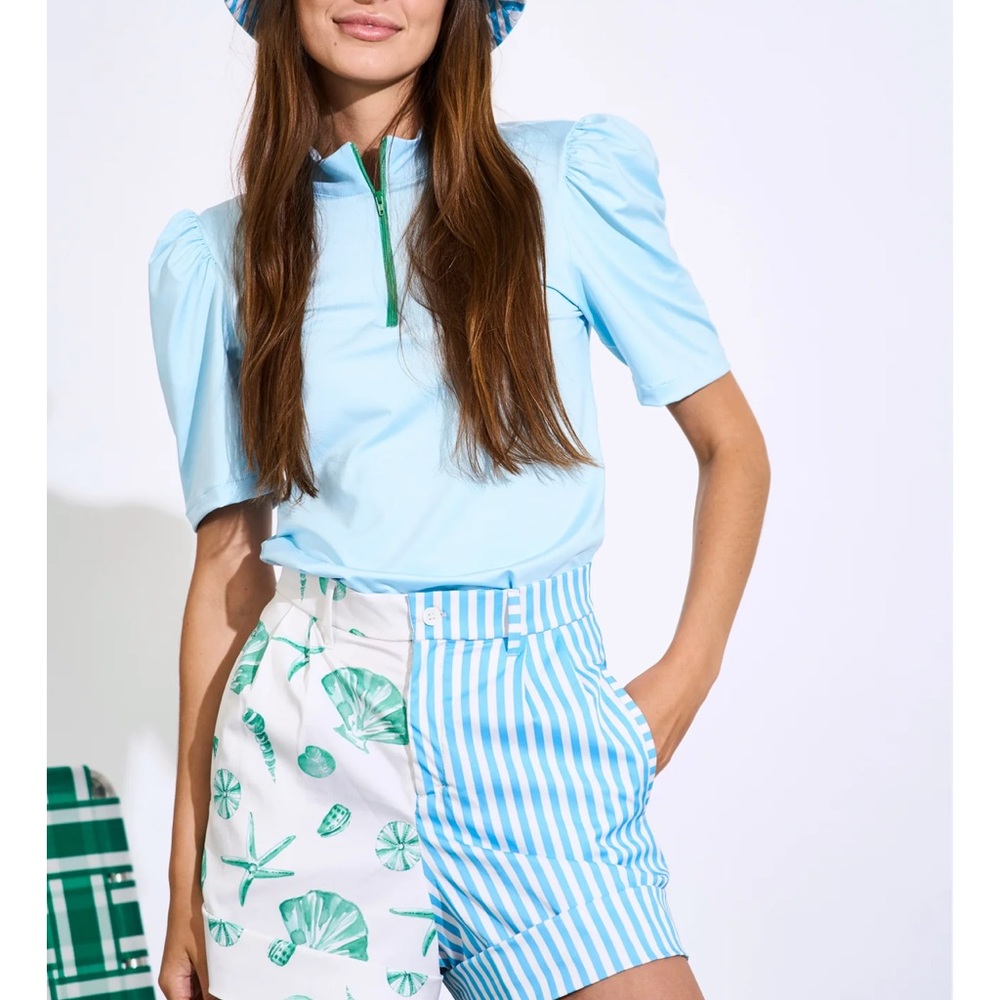 Byrdie golf social wear fairway short sleeve top - Picture 6 of 9